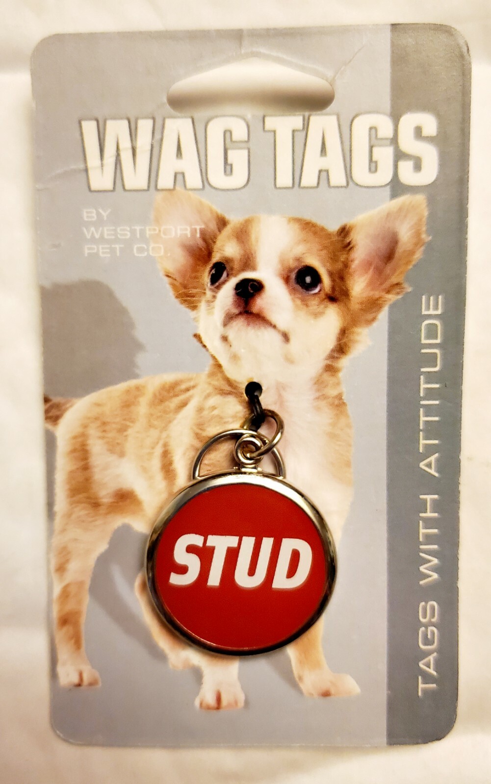 DOG WAG TAGS-CHOICE OF SLOPPY KISSER/STUD