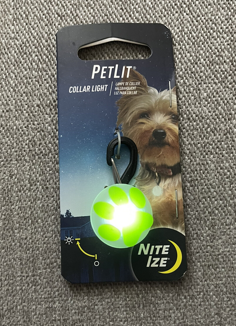 Nite Ize Pcl02-03-17pa Lime Green Stylish Led Collar Light, No. PCL02-03-17PA