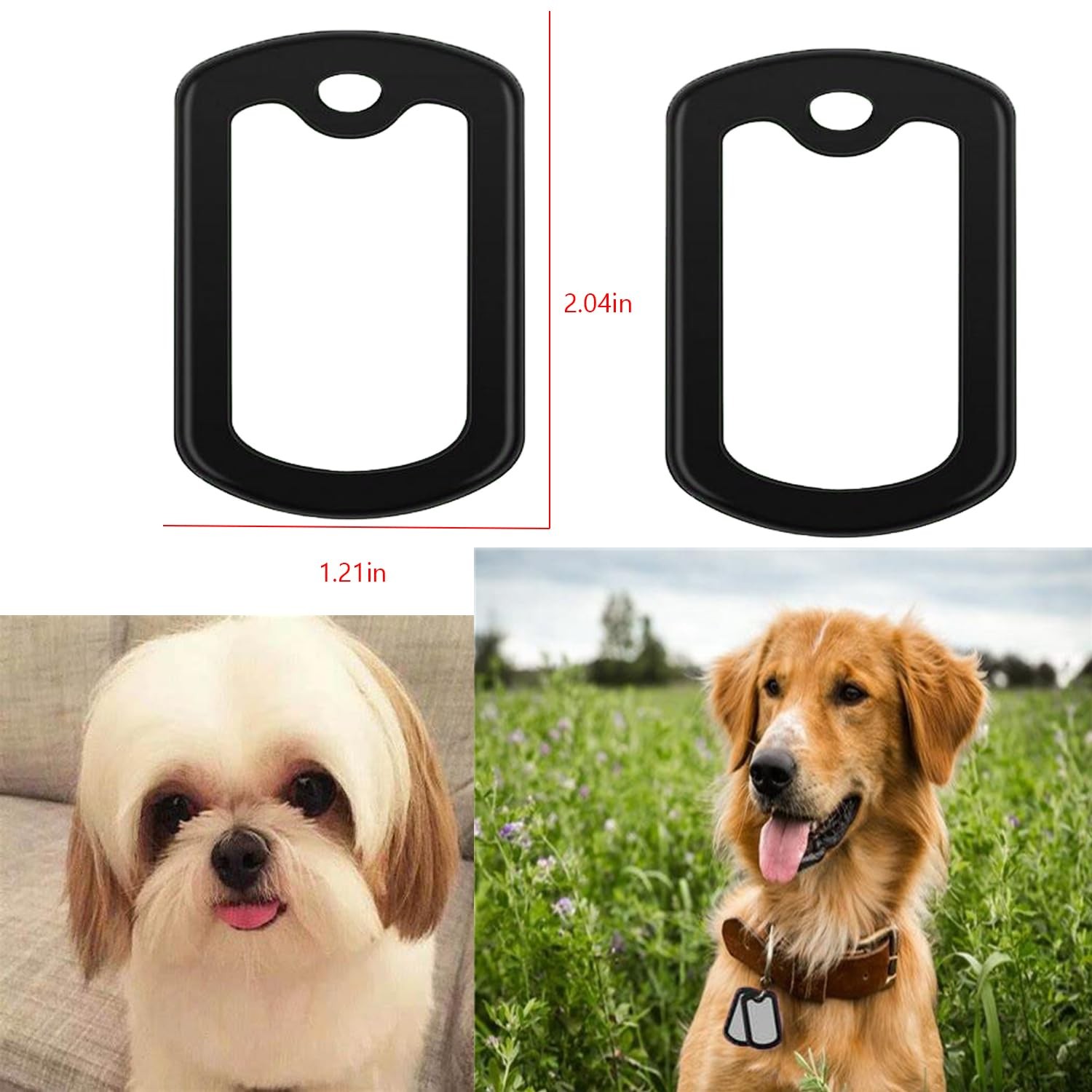 12pcs Dog Tag Silicone Silencer, Black Military Dog Tags Silencers for Authen…
