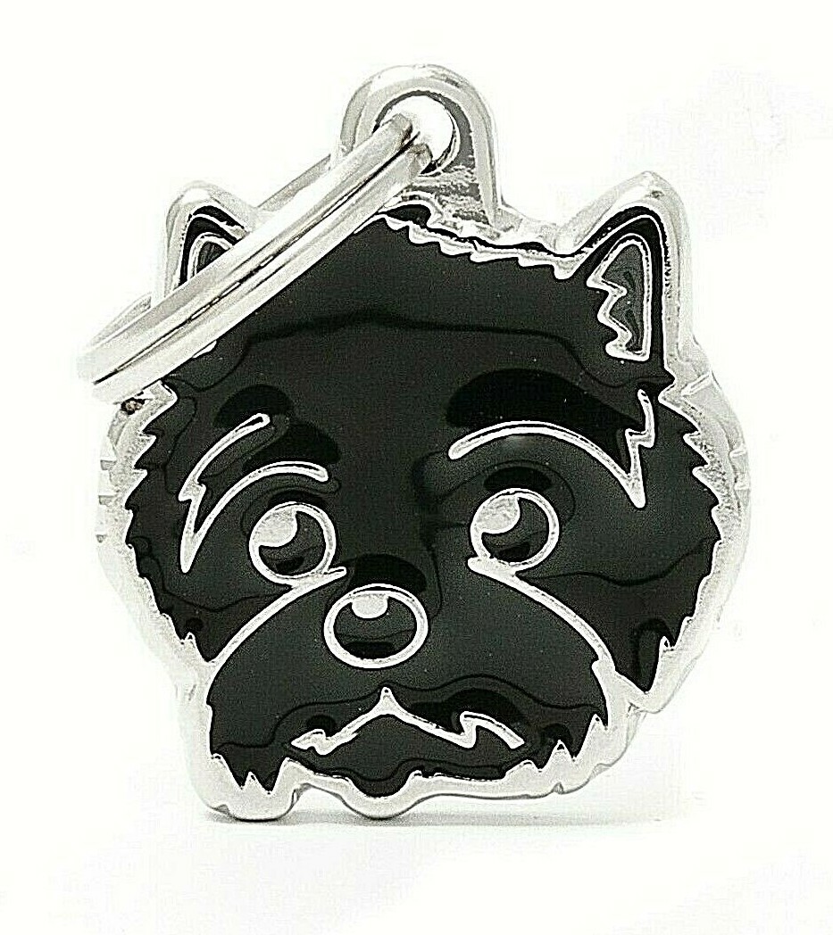 Cairn Terrier Dog ID Tag (55CAIRN) – Engraved FREE – Personalised – Charm