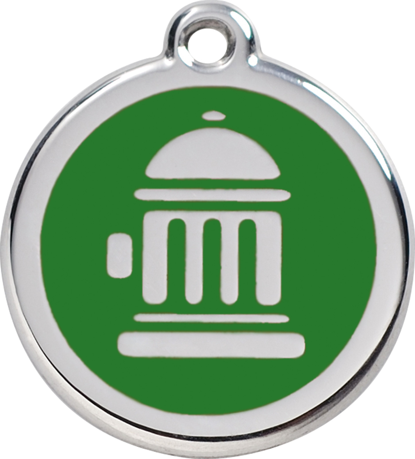 Steel Red Dingo Hydrant ID Dog Tag Black Purple Blue Green Yellow Red Pink