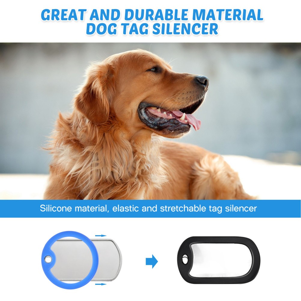 15pcs Pet Silencers Name Military Dog Silencers Pet Supplies