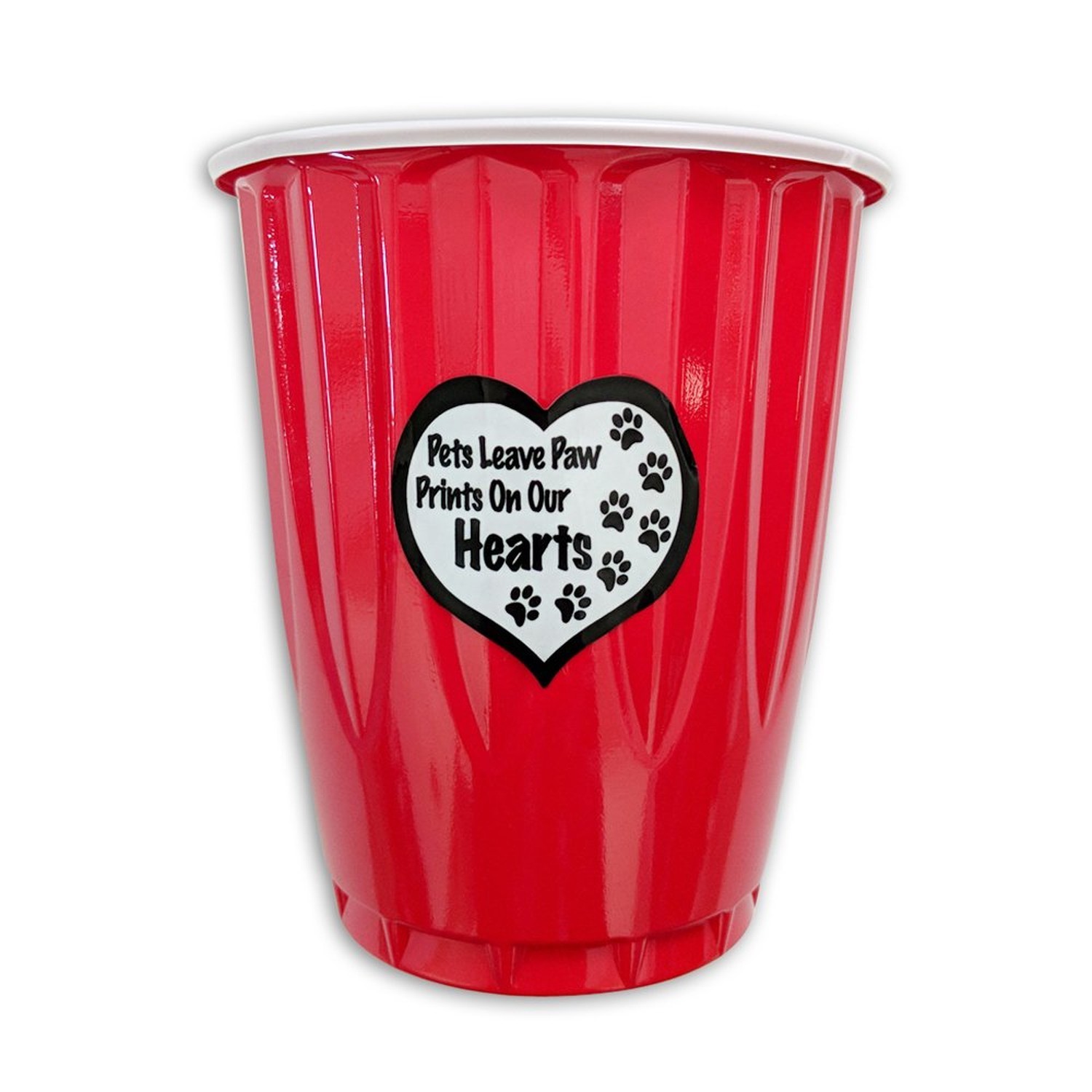 250 Pets Leave Paw Prints Heart Stickers for Dog/Cat Lovers, Pet Businesses, …