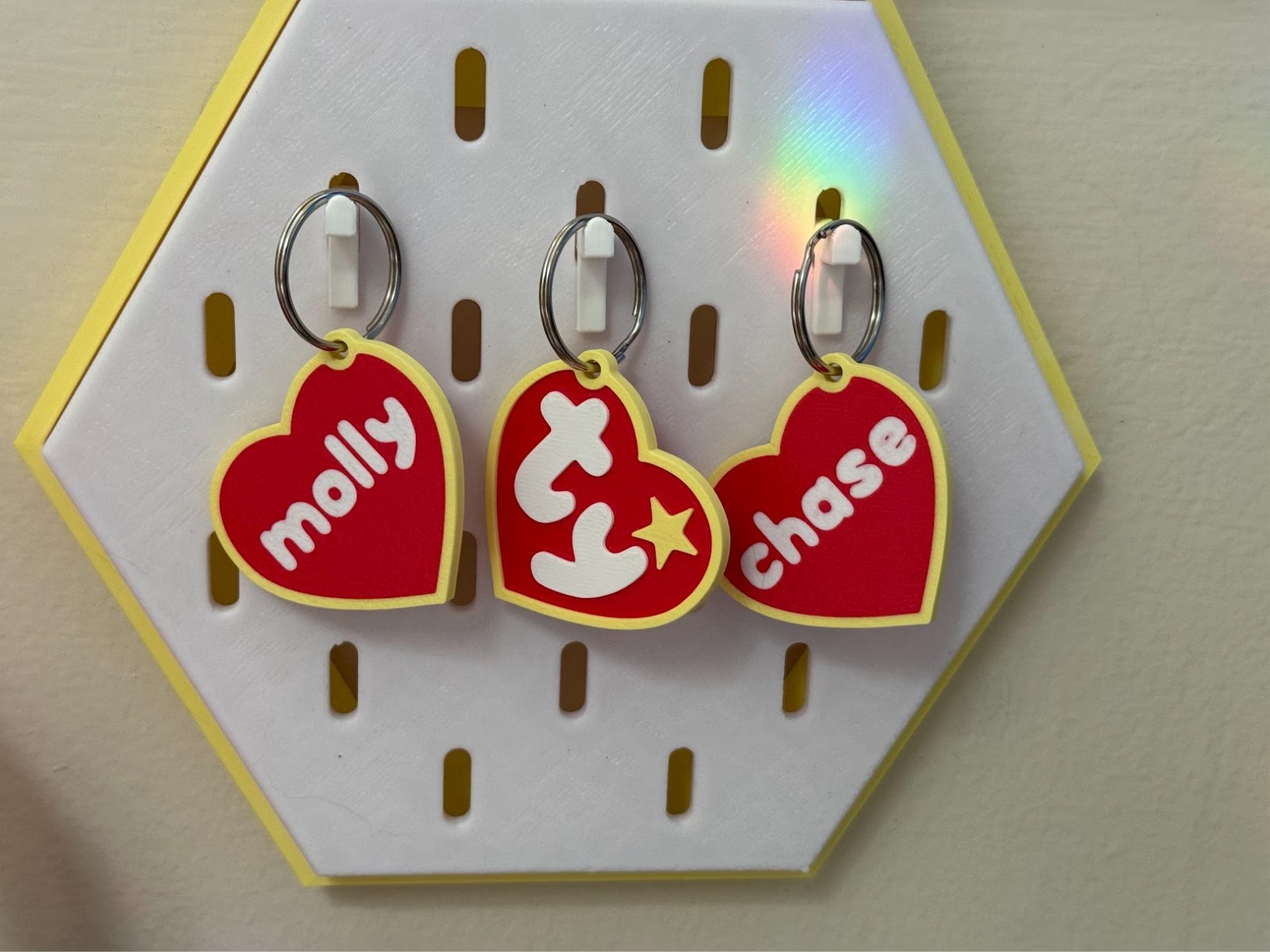 ty Beanie Babies Custom pet tag keychain