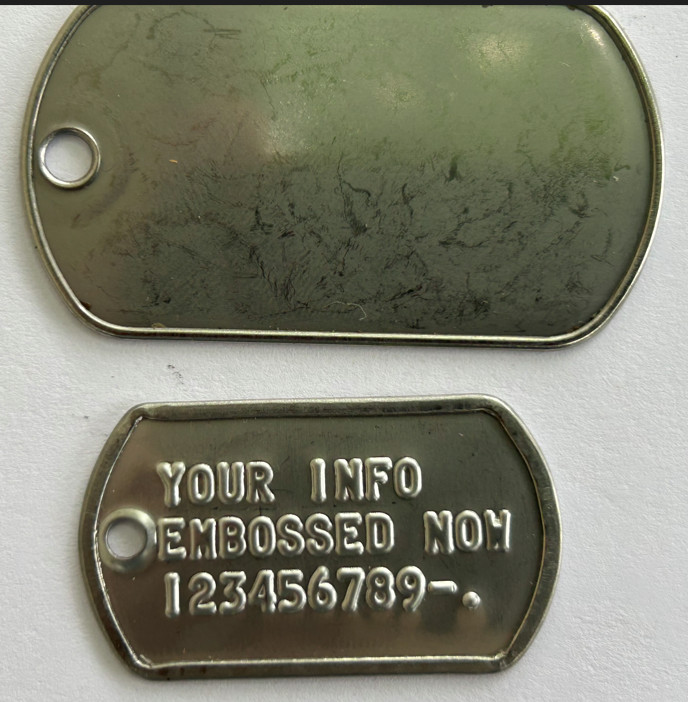 Stainless Steel, Pet ID Tags. Dog Tags. Pet Tags Personalized Embossed