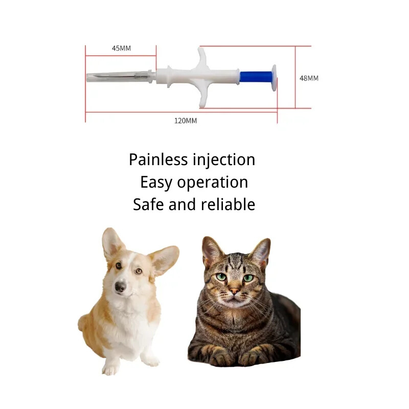 ISO 11785 Microchip – 3-Size Preloaded Injectors for Exotic Pets & Birds