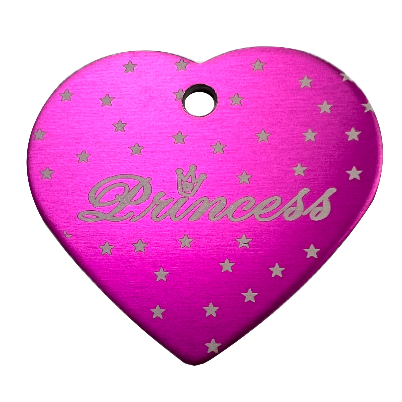 Custom Engraved Dog Tags Personalized Dog Collar Pet Tags Engraved PINK PRINCESS