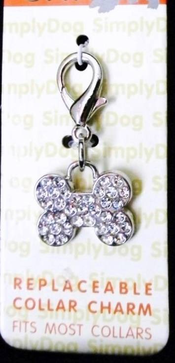 Simply She Dog Replaceable CHARM Collar Puppy Pup Bone Small to Medium * NEW *