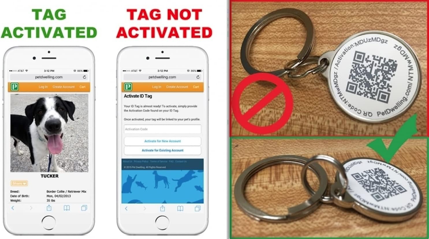 ESA ID Tag with QR Code – Emotional Support Animal Tag for Dogs & Cats, Scan …