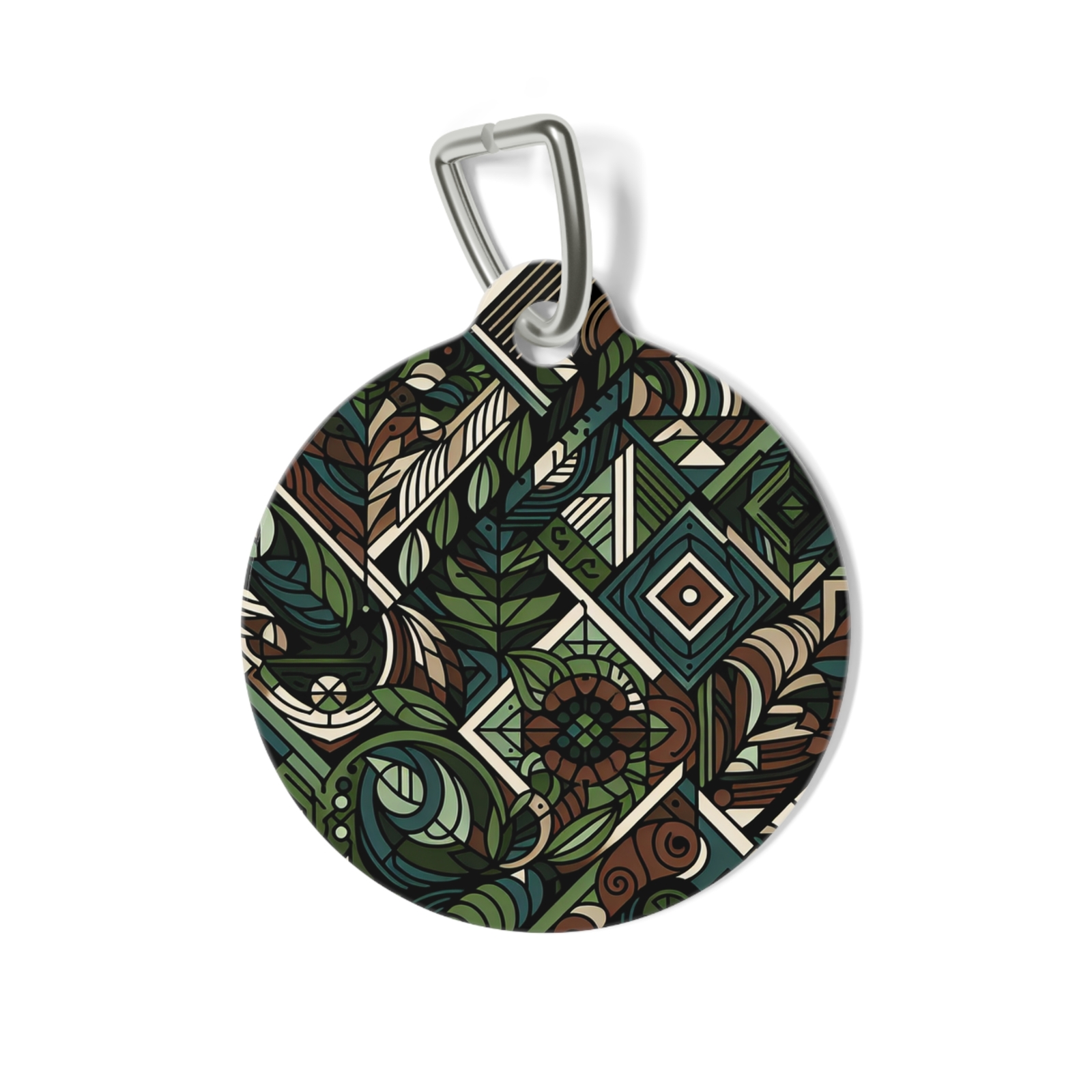 Boho Chic Pet Tag, Personalized Dog Tag, Cat ID Tag, Unique Pet Accessory, Pet