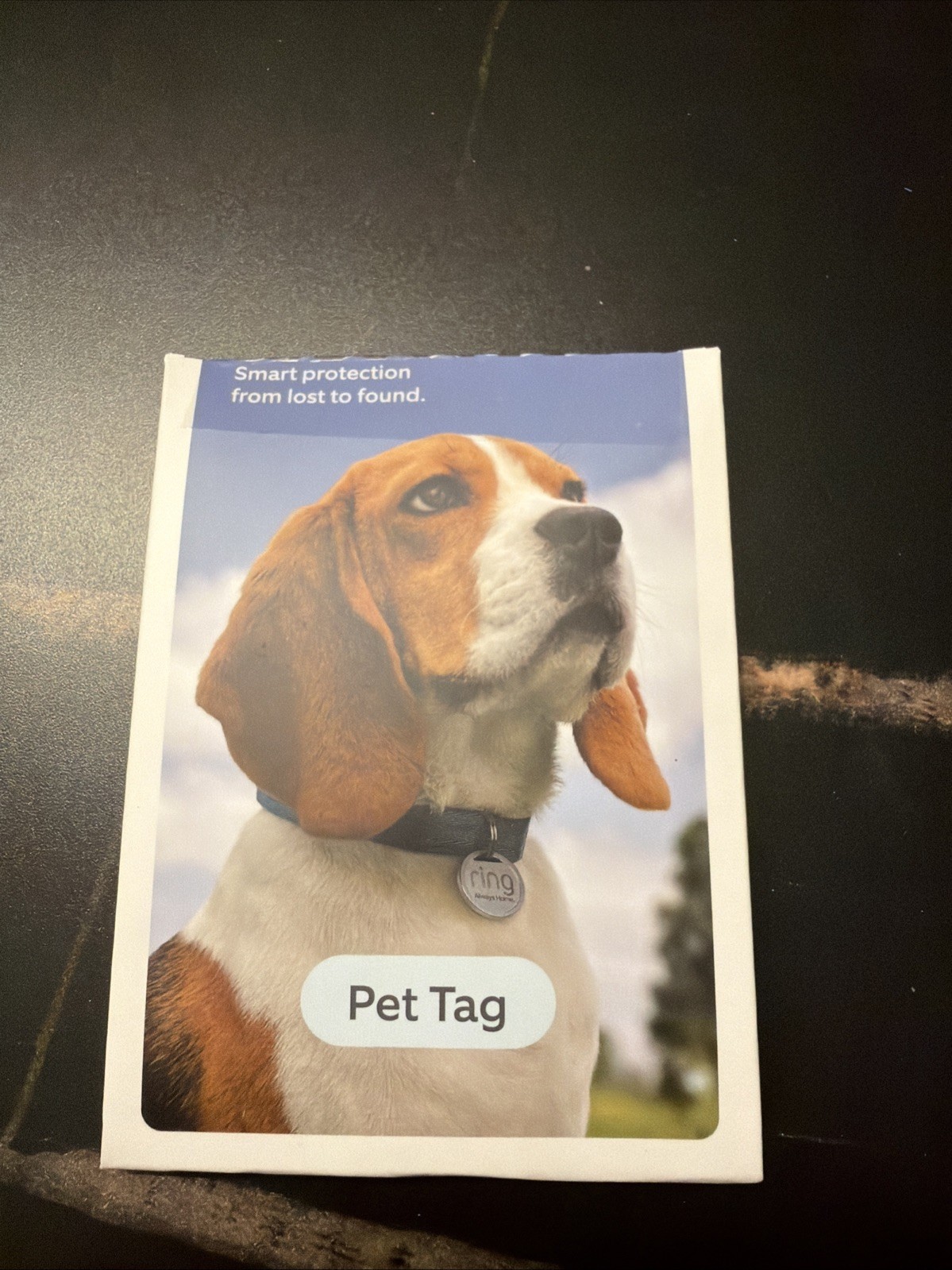 Ring Pet Tag (With QR Code) Smart Protection – With Real-Time-Scan Alerts – New