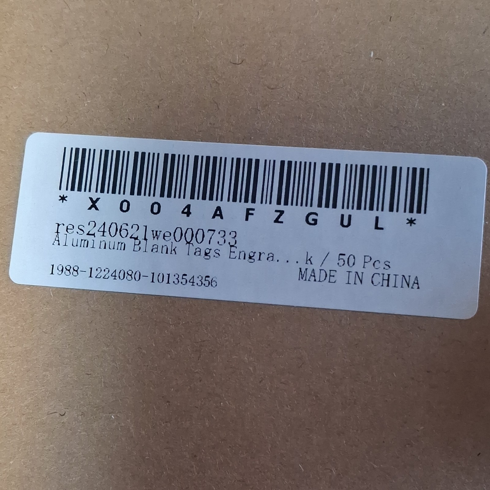 Black Aluminum Blank Dog ID Tags for Engraving, 50 Pcs Pack, Aluminum Engraved