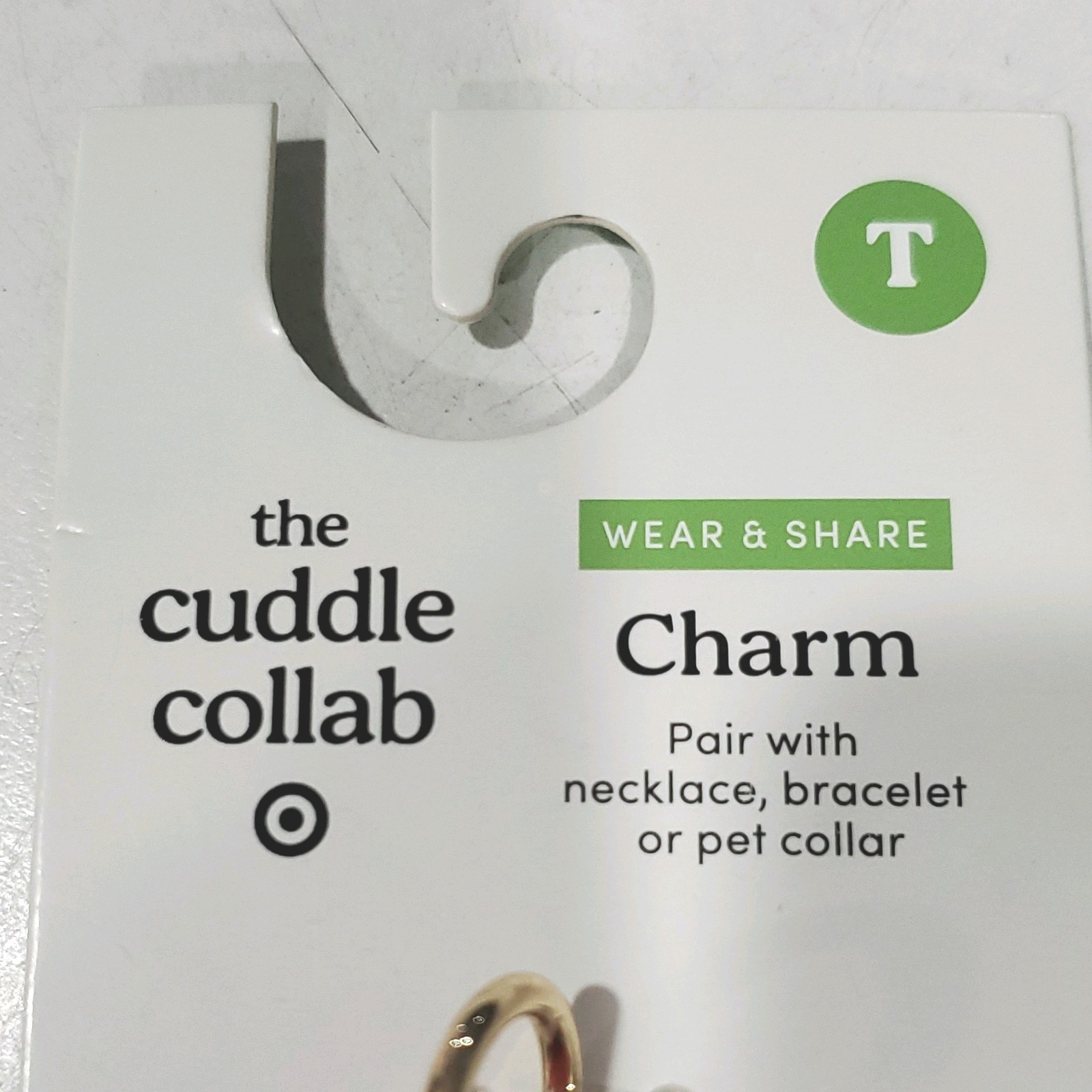 the cuddle collab Dog Pet Wear & Share T Charm Red Collar MPN 251 10 7559 New