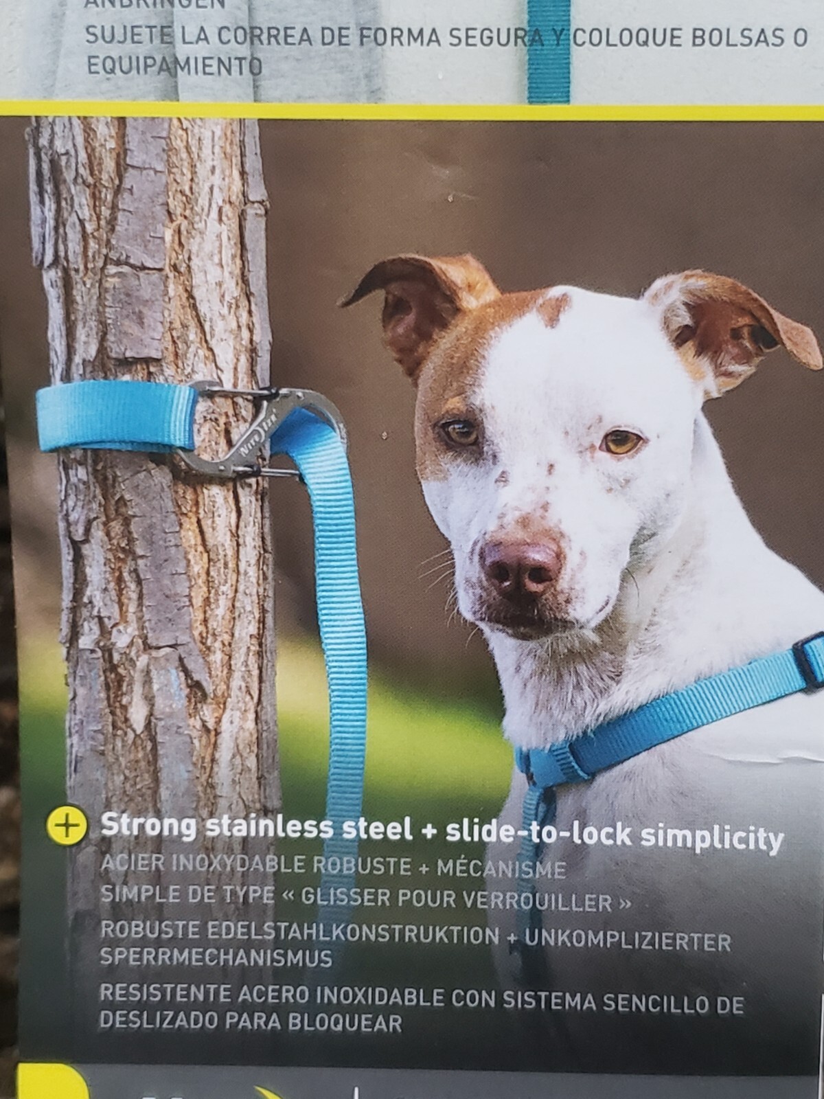 NEW Nite Ize SlideLock Pet S-Biner Animal Dog Strong 3.5″ Secure Your Pet