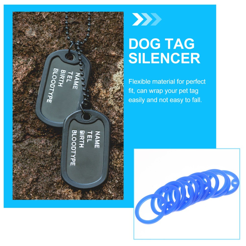 15pcs Pet Silencers Name Military Dog Silencers Pet Supplies