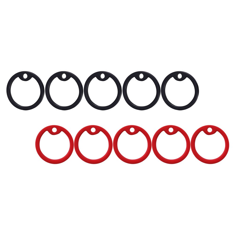 10 Pcs Dog Tags Silencers Protection Rings Accessories for Small