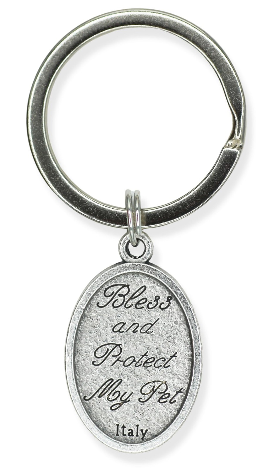 St Francis of Assisi Pendant for Pet Collar – St Francis Animal Tag with Spli…