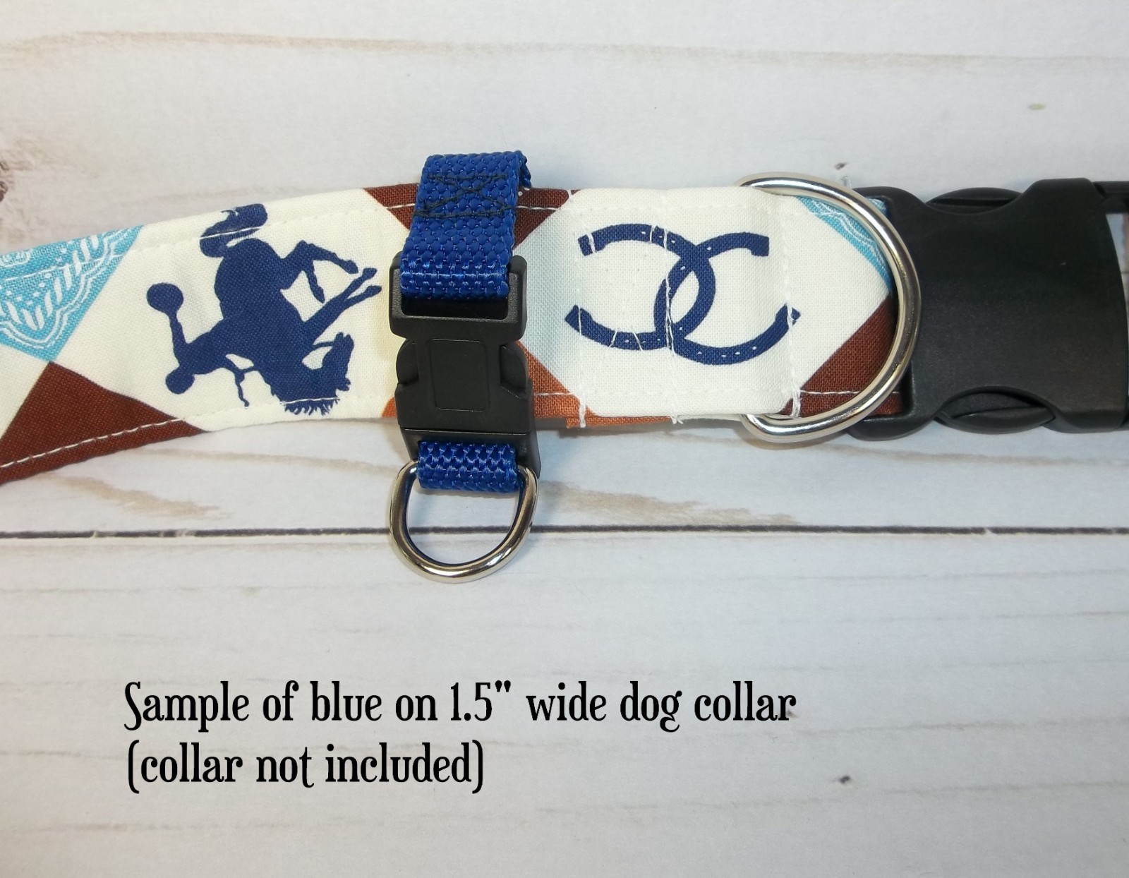 Dog Pet ID Tag Holder for 1″ or 1.5″ wide dog collar Add Remove Dog tags quckly