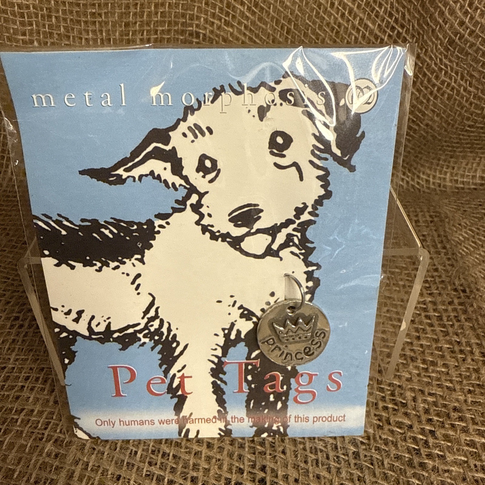 New 100% Lead Free Pewter Pet Tag ‘Princess’ Metal Morphosis Engravable M1