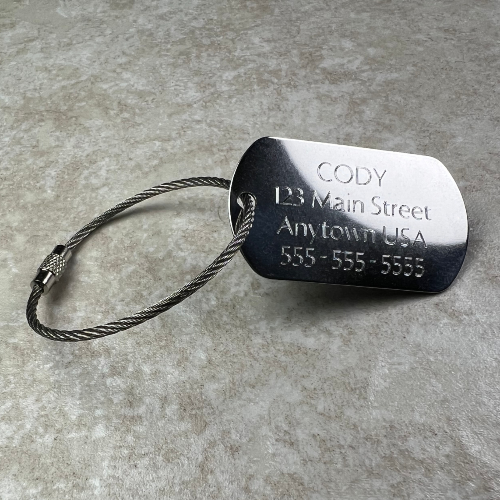 Custom Luggage Tags Baggage Tag Carry On Bag Travel Bag ENGRAVED ID LUGGAGE TAG