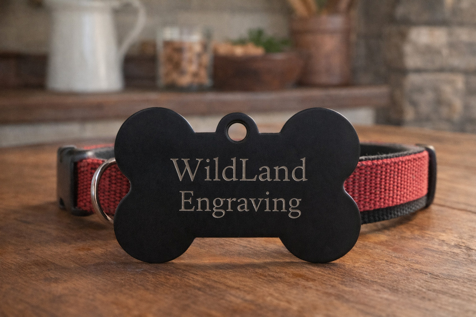 Custom Engraved Dog Tag_Personalized Pet ID_Deep Laser Engraving_Multiple Colors