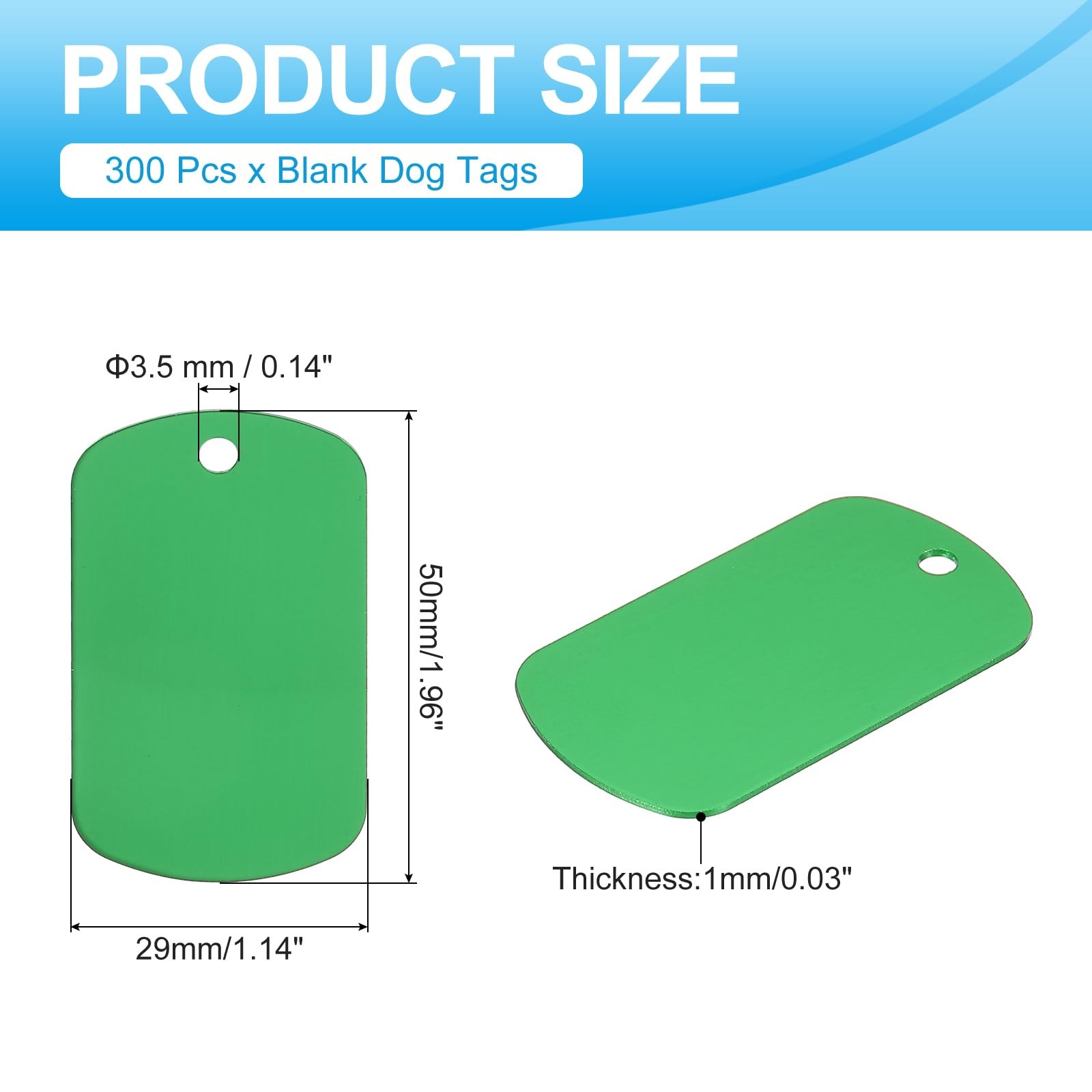 Blank Dog Tags Rectangle Blank Aluminum Blank Keychains Laser Engraving Blank…