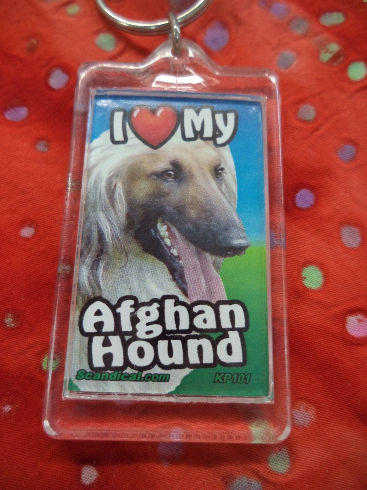 SCANDIAL PET KEY CHAINS – DOUBLE SIDED – I LOVE MY __DOG__ YOU PICK BREED! #3