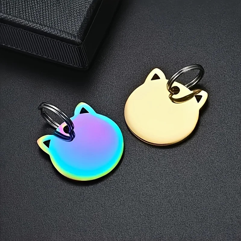 1pc Customizable Pet ID Tag, Zinc Alloy, Engraved Name & Phone Number, Durable D