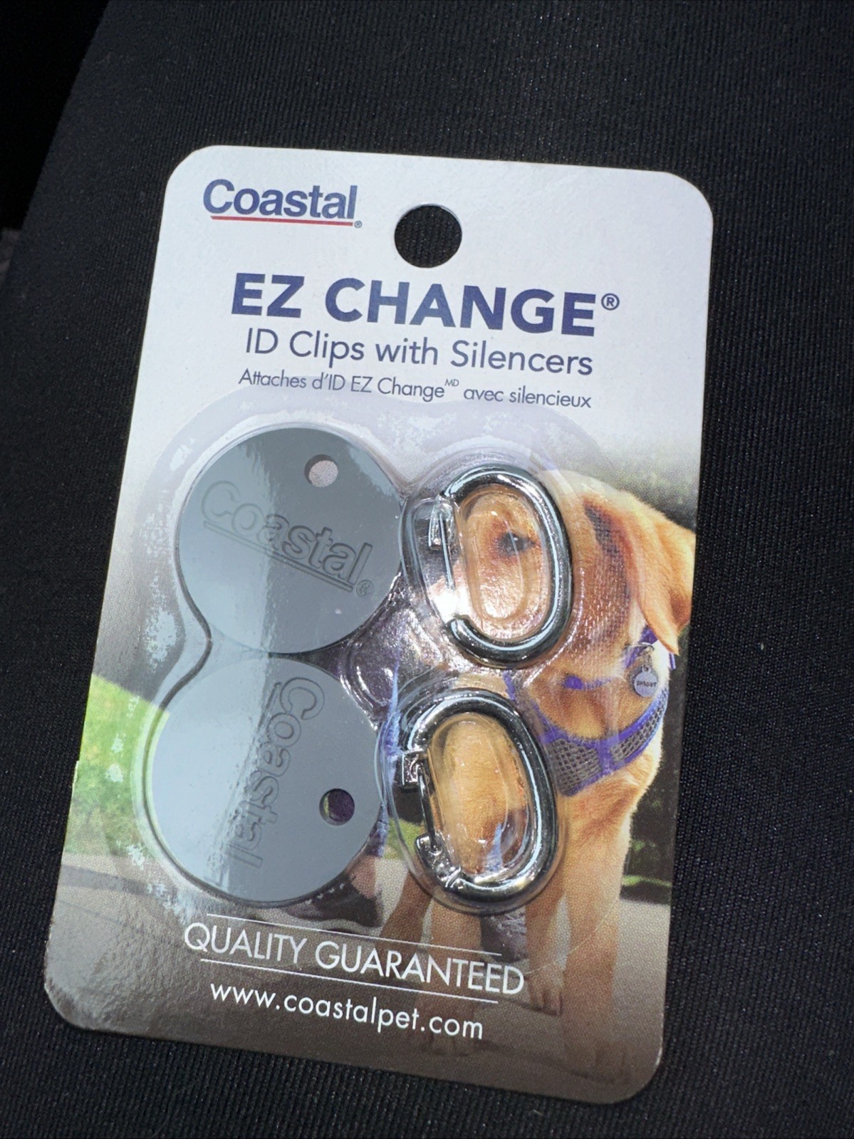 EZ Change Dog I.D. Clip with Silencer
