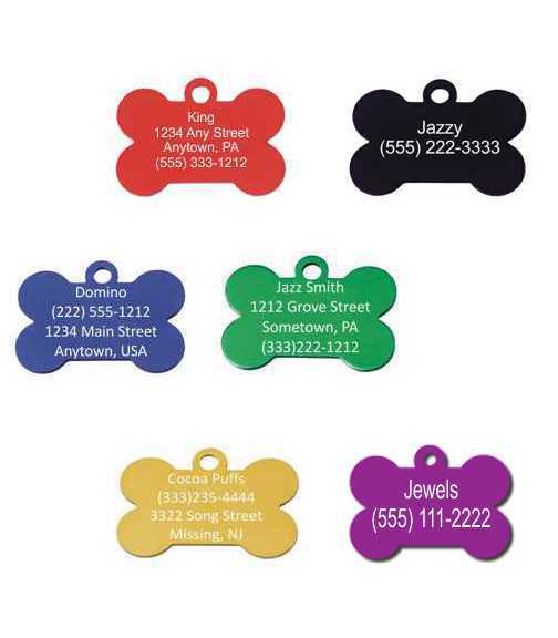 Personalized Dog Bone Tag