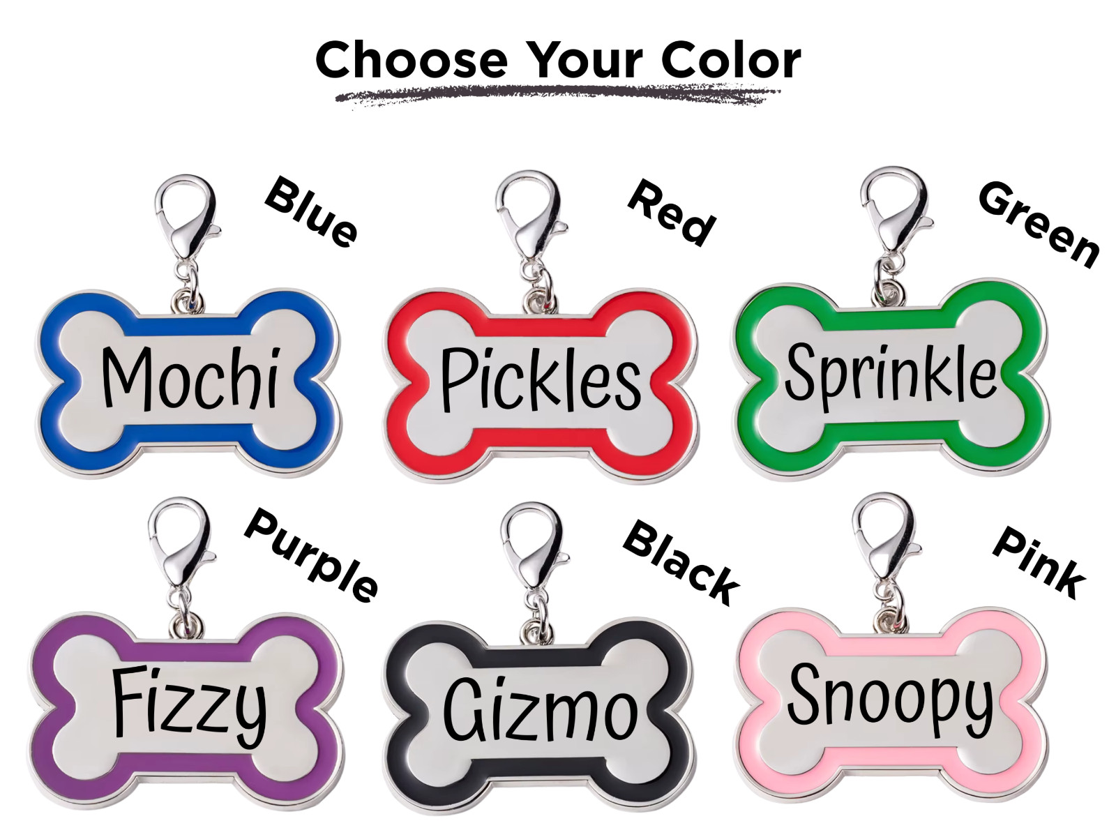 Dog Tag Dog Collar Tag Personalized Dog Tag Custom Dog Name Tag Bone Dog ID Tag