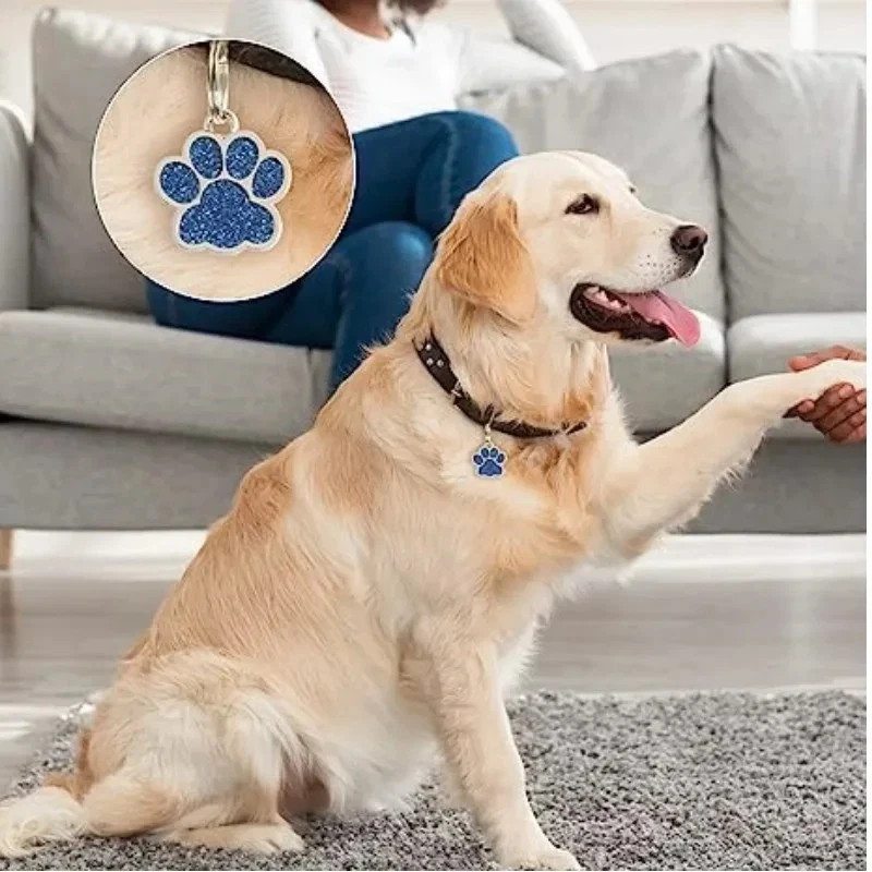 Personalized Pet ID Tag, Dog Tag, Cat Tag, Custom Cat Tag, Easy to Read, Pet Tag