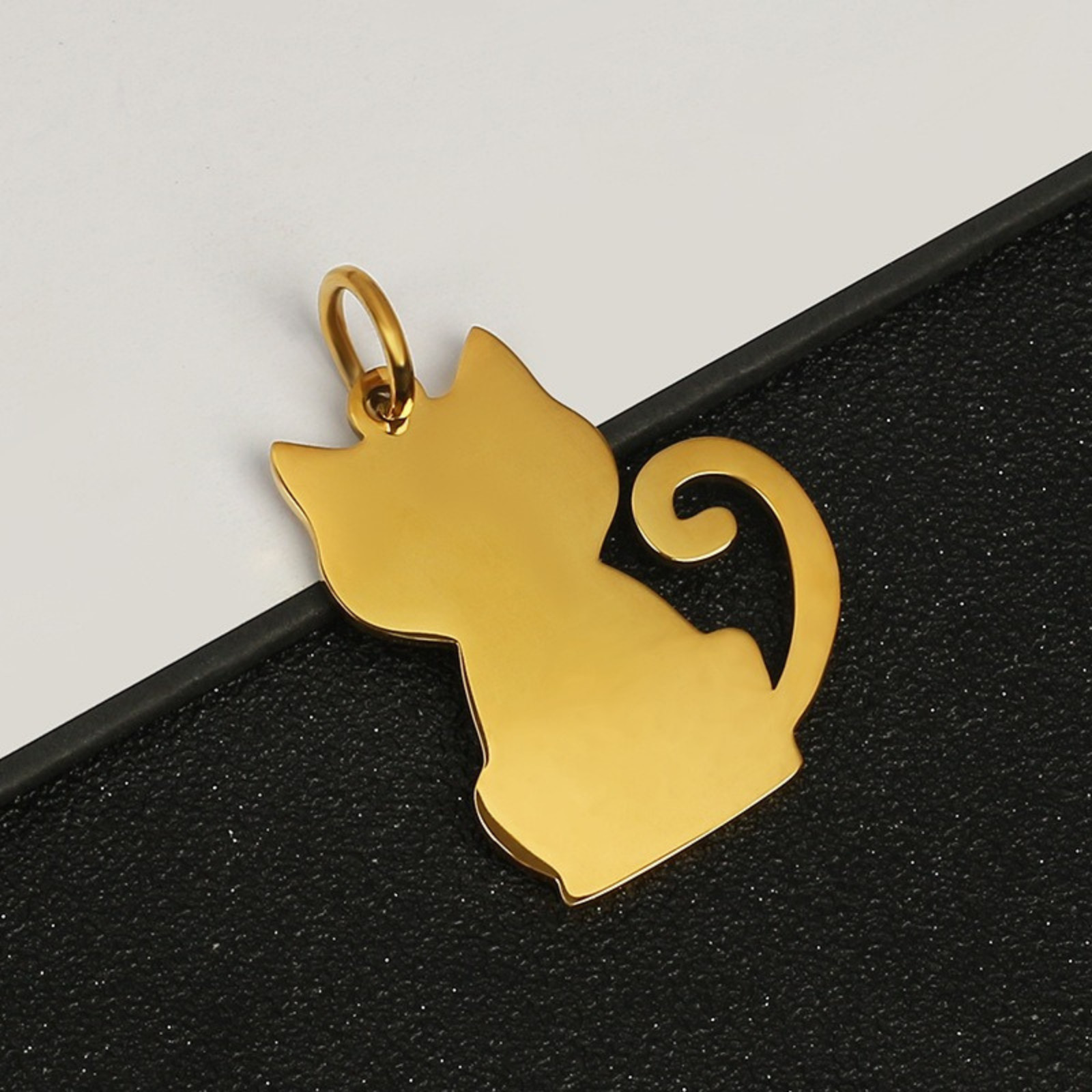 Personalized Pet ID Tag Custom Engraved Dog Cat Name Collar Tag Stainless Steel