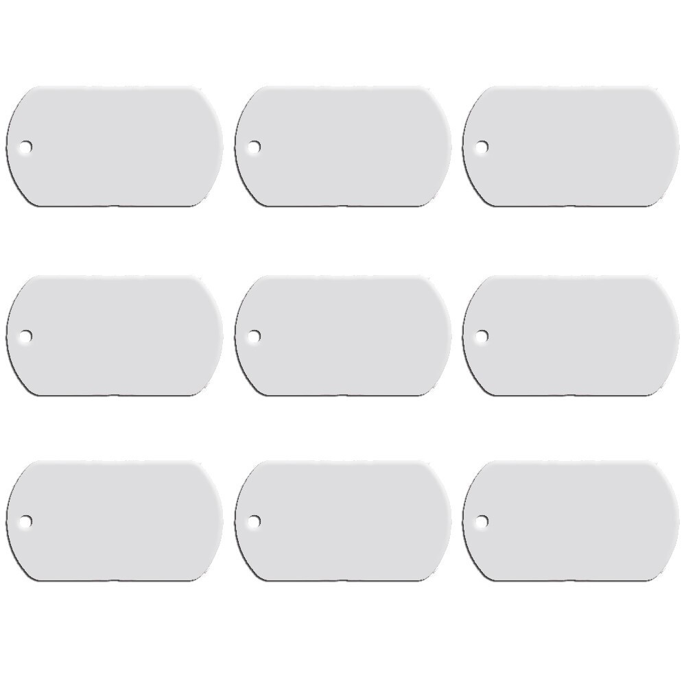 100pcs Aluminum Dog Tags Blank Discs for DIY Decorative Craft Pet Tags Metal HOT