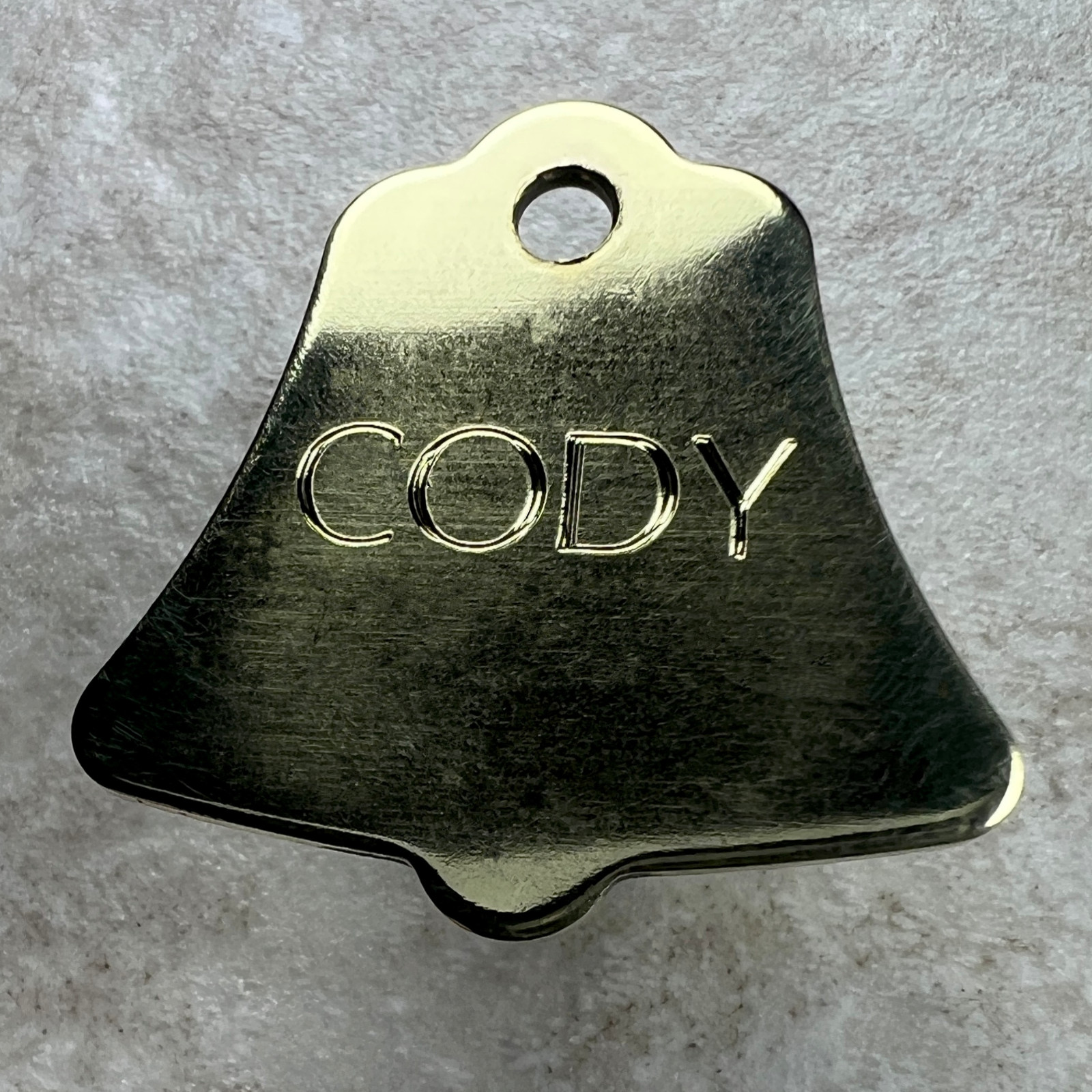 Custom Engraved Dog Tags Personalized Dog Collar Pet Tags Engraved ID BRASS BELL