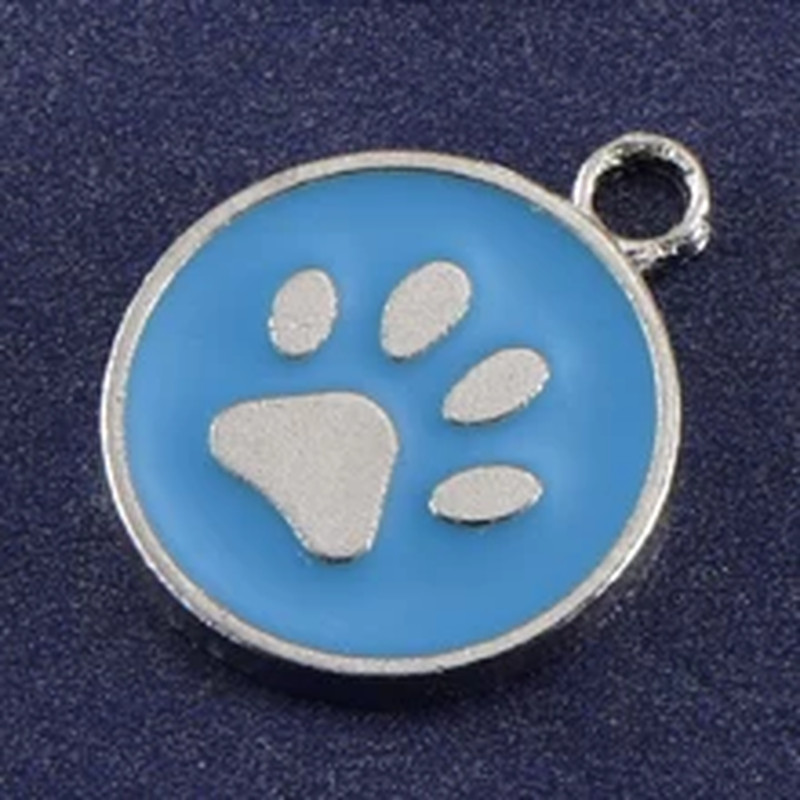Pet Id Paw Tag for Dog, Puppy, Kitten, Cat Collar Accessories, Dog ID Tag, Free