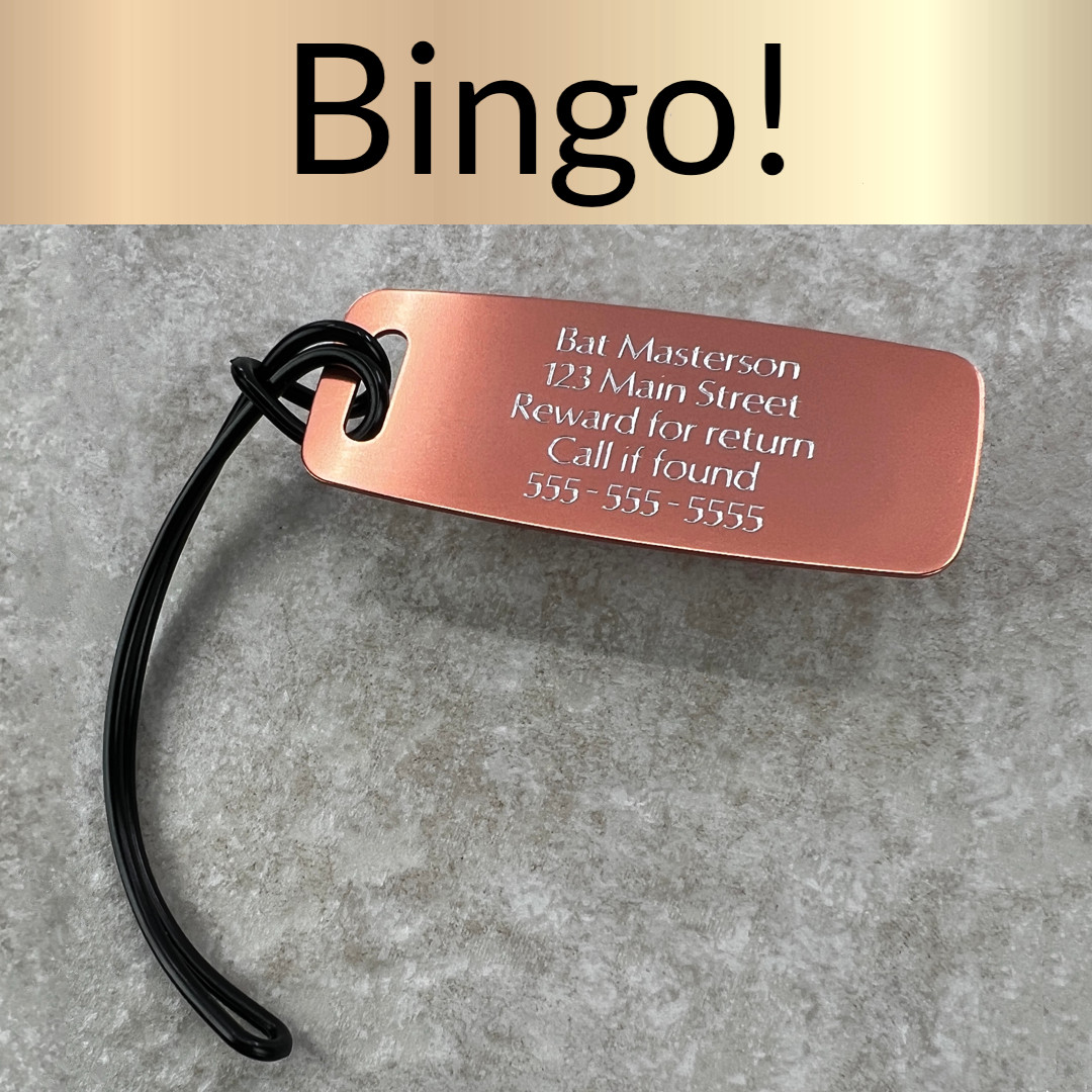 Custom Luggage Tags Baggage Tag Carry On Bag ID ENGRAVED LUGGAGE TAG ROSE GOLD