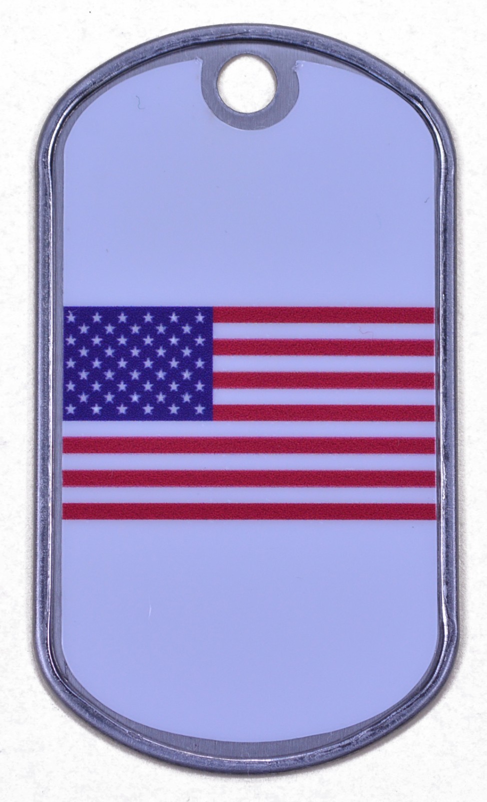 American Flag Vinyl Dog Tag – 3 Sizes – Great for Necklaces and Bracelets