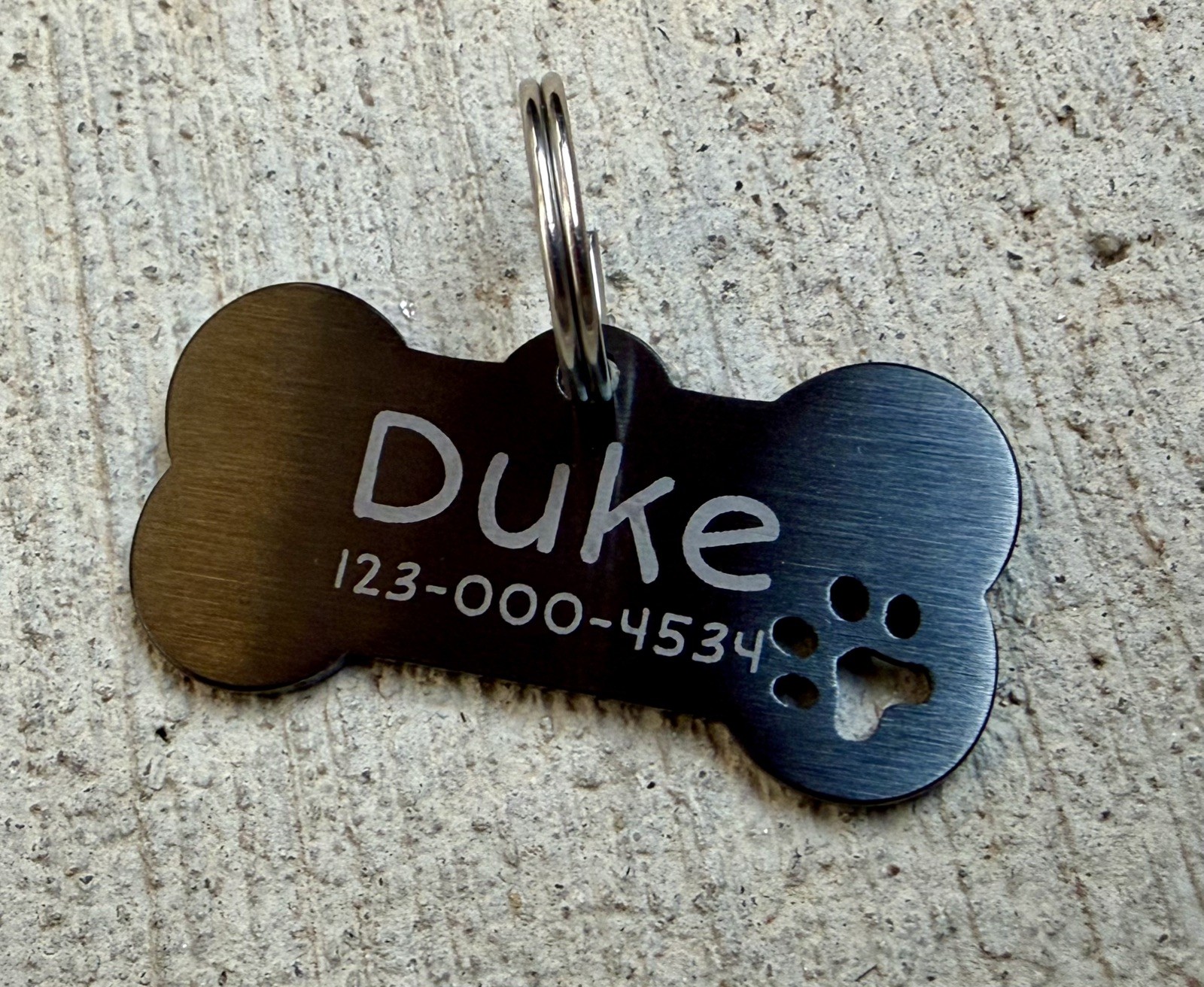 Personalized Pet ID Tag – Custom Engraved Dog & Cat Collar Tag