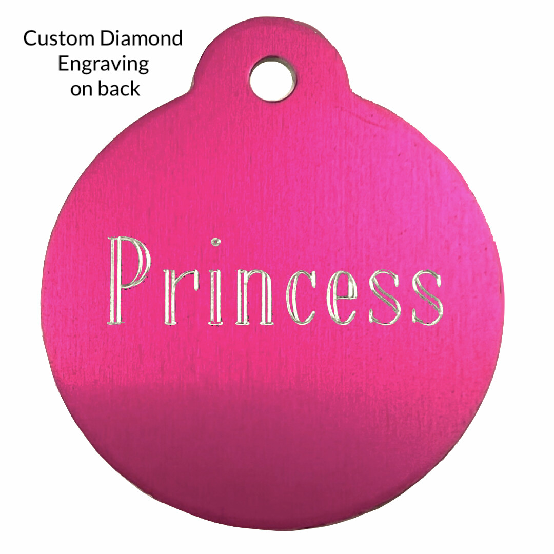 Custom Engraved Dog Tags Personalized Dog Collar Pet Tags Engraved ID PRINCESS