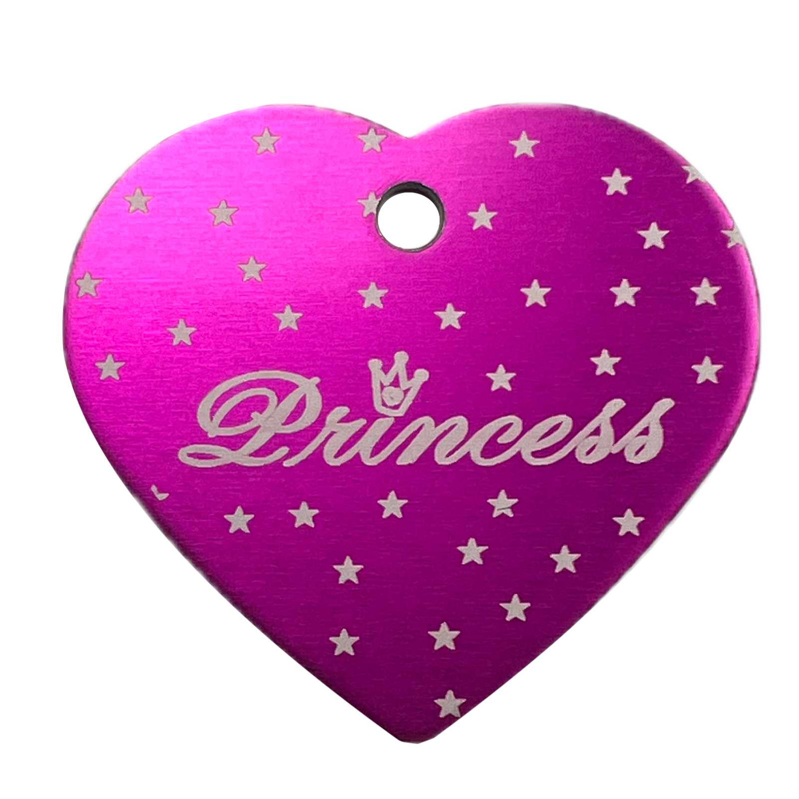 Custom Engraved Dog Tags Personalized Dog Collar Pet Tags Engraved PINK PRINCESS