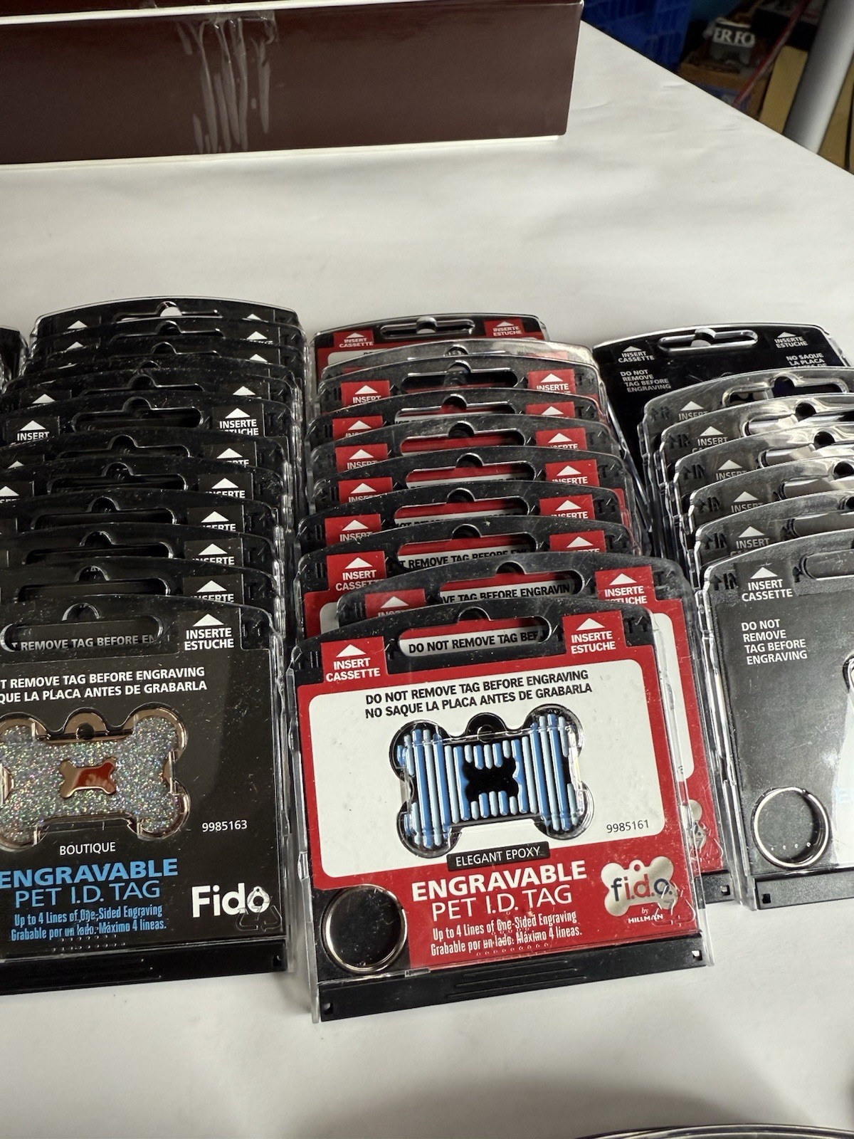Lot Of 85 FIDO Engravable Pet ID Tags – Dog – Cat – Animal – Free Shipping!