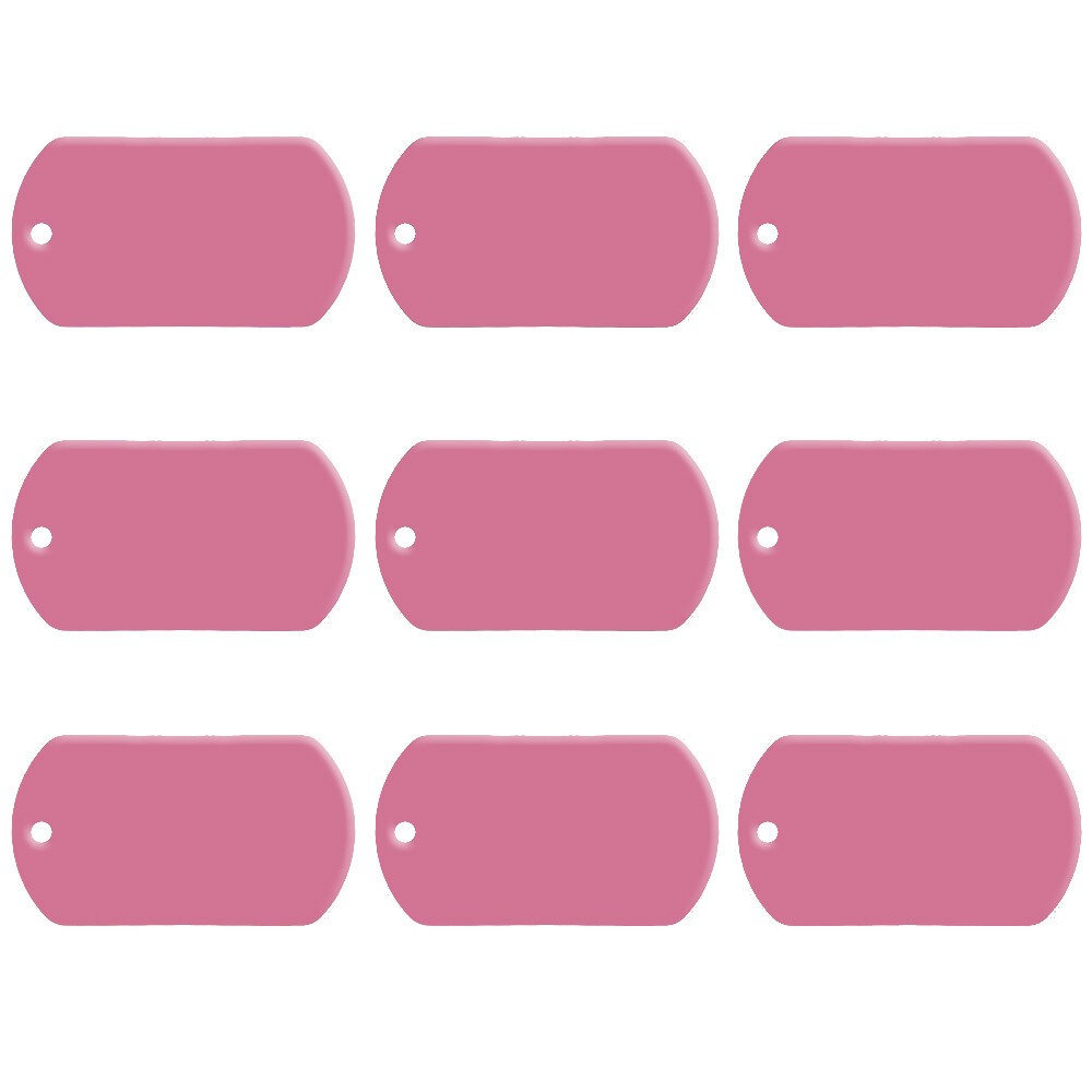 100pcs Aluminum Dog Tags Blank Discs for DIY Decorative Craft Pet Tags Metal HOT