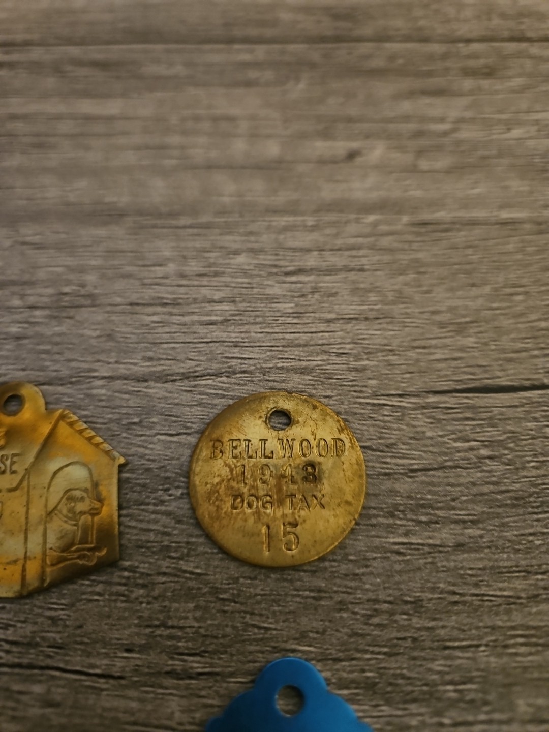 Assorted Nebraska Vintage Dog License and Rabies Tags Lot Of 6 1943-1993