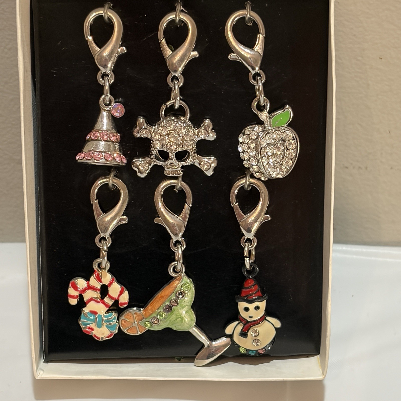 Aria Assorted Pet/Dog Charms For Collar (Set Of 6)