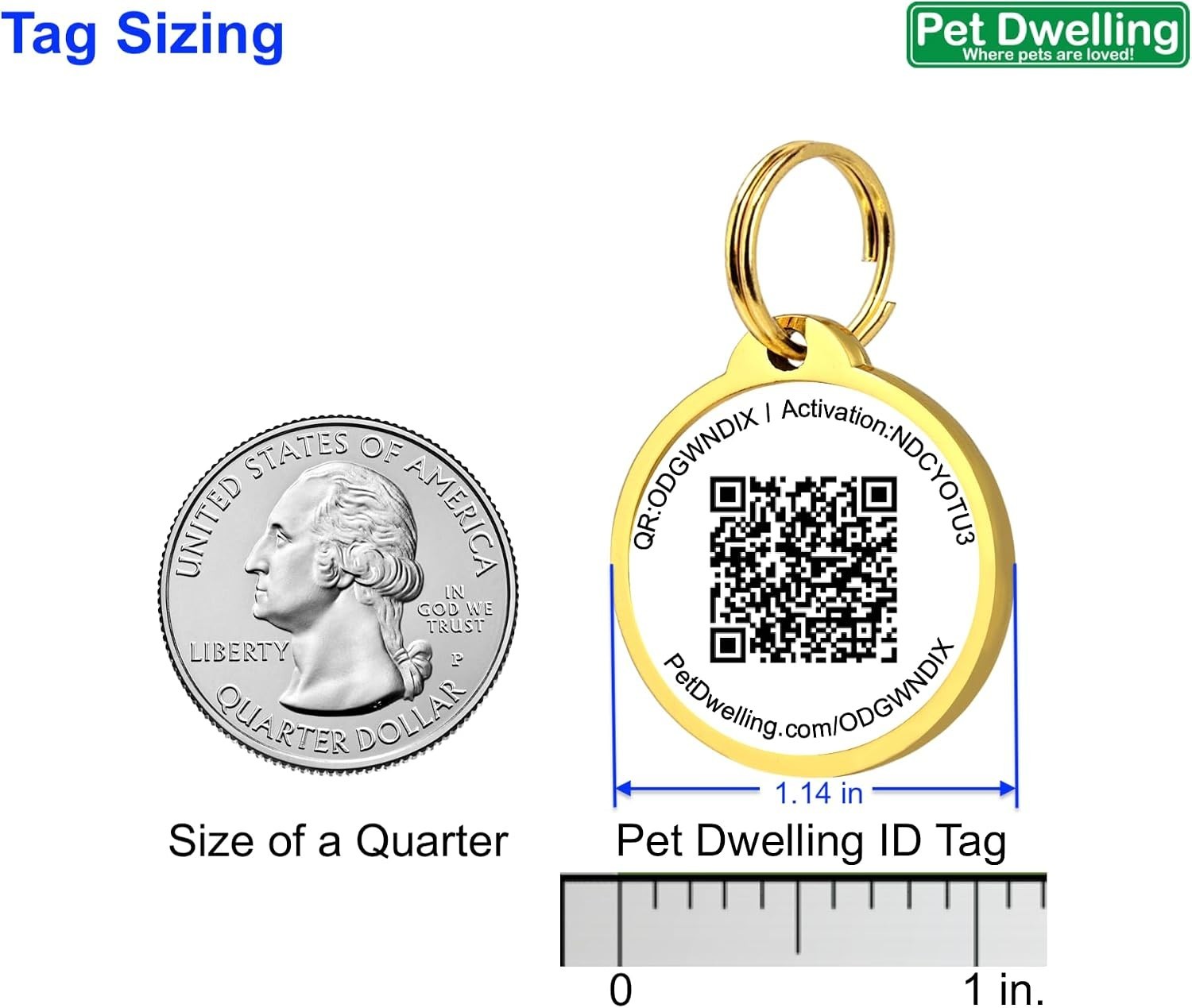 NFC & QR Code Smart ID Tag for Dogs – Easy Scanning, Instant Profile Access, …
