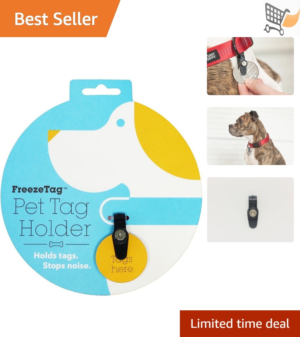 Dog Tag Silencer Connector Plastic One Size Anti-Jingle Waterproof