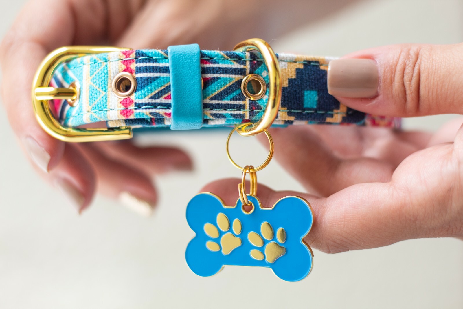 Cute Personalized Dog Cat Bone Shape Collar Tag Pet ID Name Engraved Tag