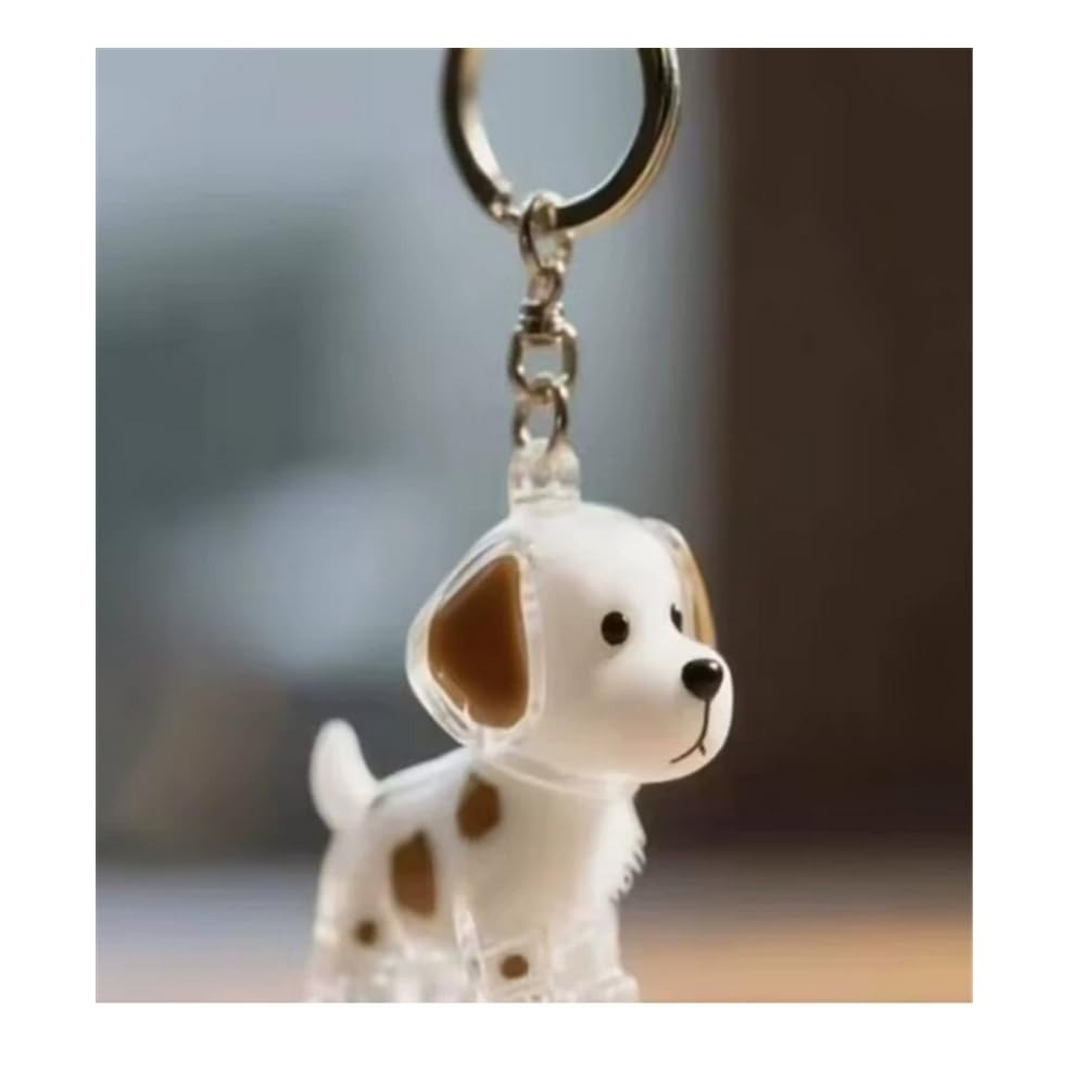 Dog Hair Collector Keychain Charm – Memorial Storage Box for Pet Hair