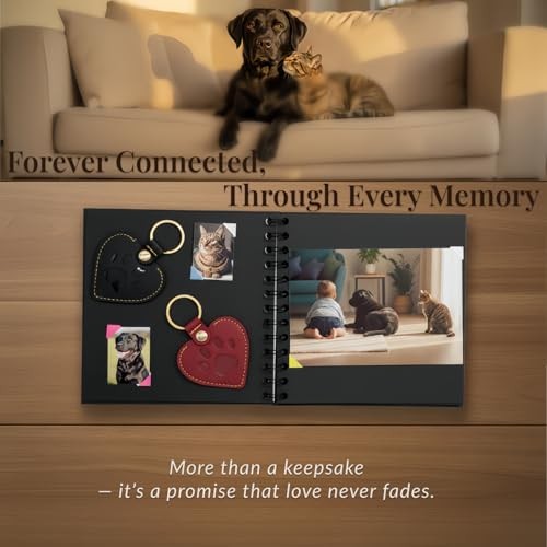 Pet Fur Keepsake Keychain – Dog Cat Hair Memory Charm